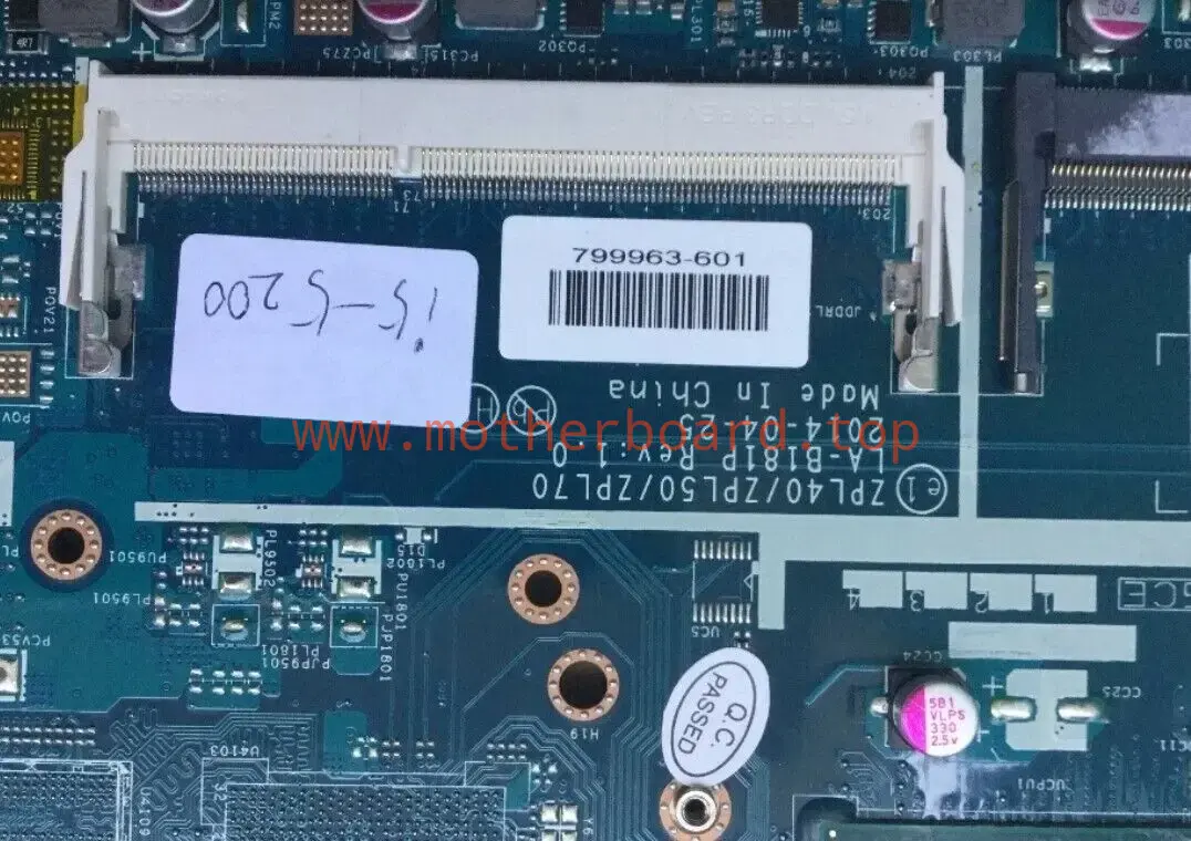 799963-601/001/501 For HP Probook 450 G2 with i5-5200U G2 Laptop Motherboard 2