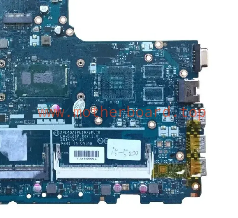 799963-601/001/501 For HP Probook 450 G2 with i5-5200U G2 Laptop Motherboard 3