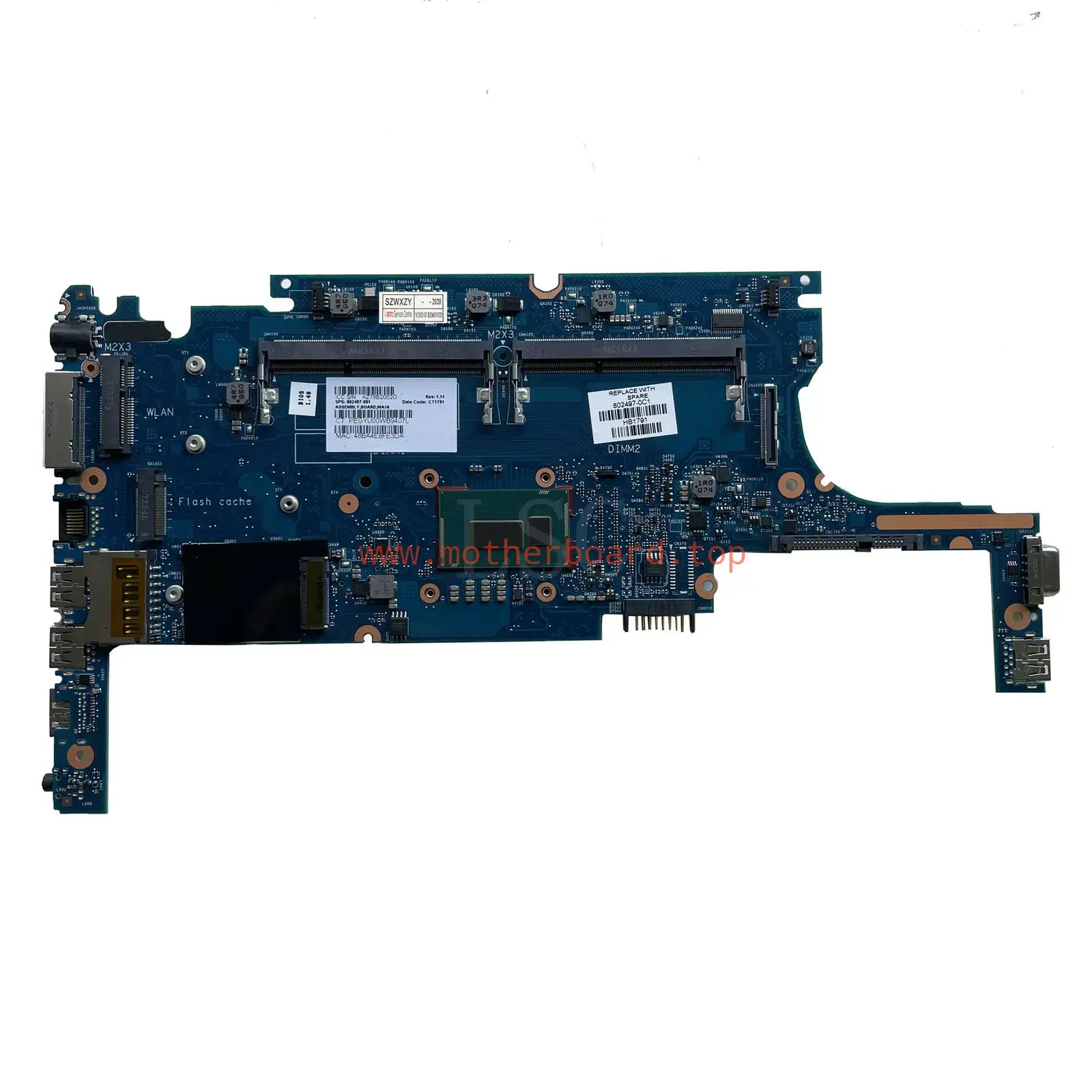 FOR HP EliteBook 820 G1 Motherboard I5-4300U 802497-001 6050A2630701 Test ok