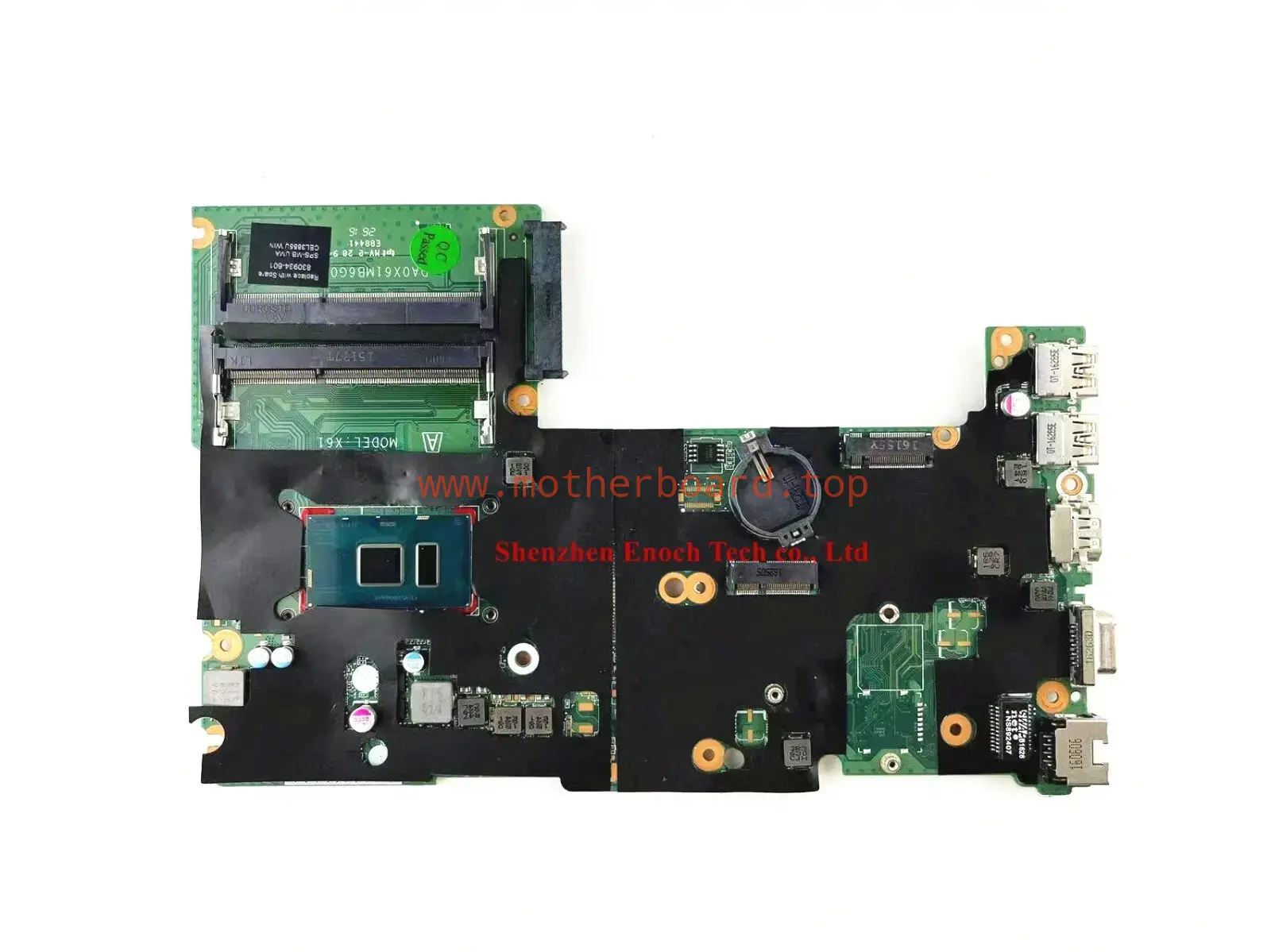 For HP ProBook 440 G3 430 G3 Mainboard 830934-601 3855U DA0X61MB6G0 Motherboard