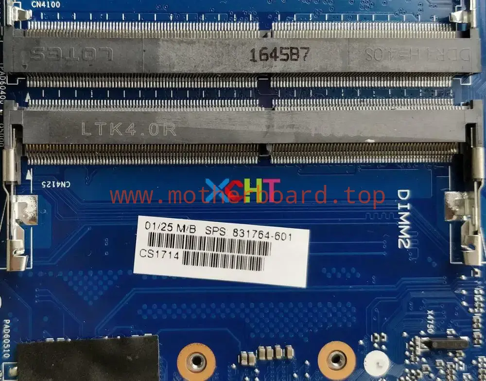 831764-601/001/501 For HP EliteBook 820 G3 with i7-6500U Laptop Motherboard 2
