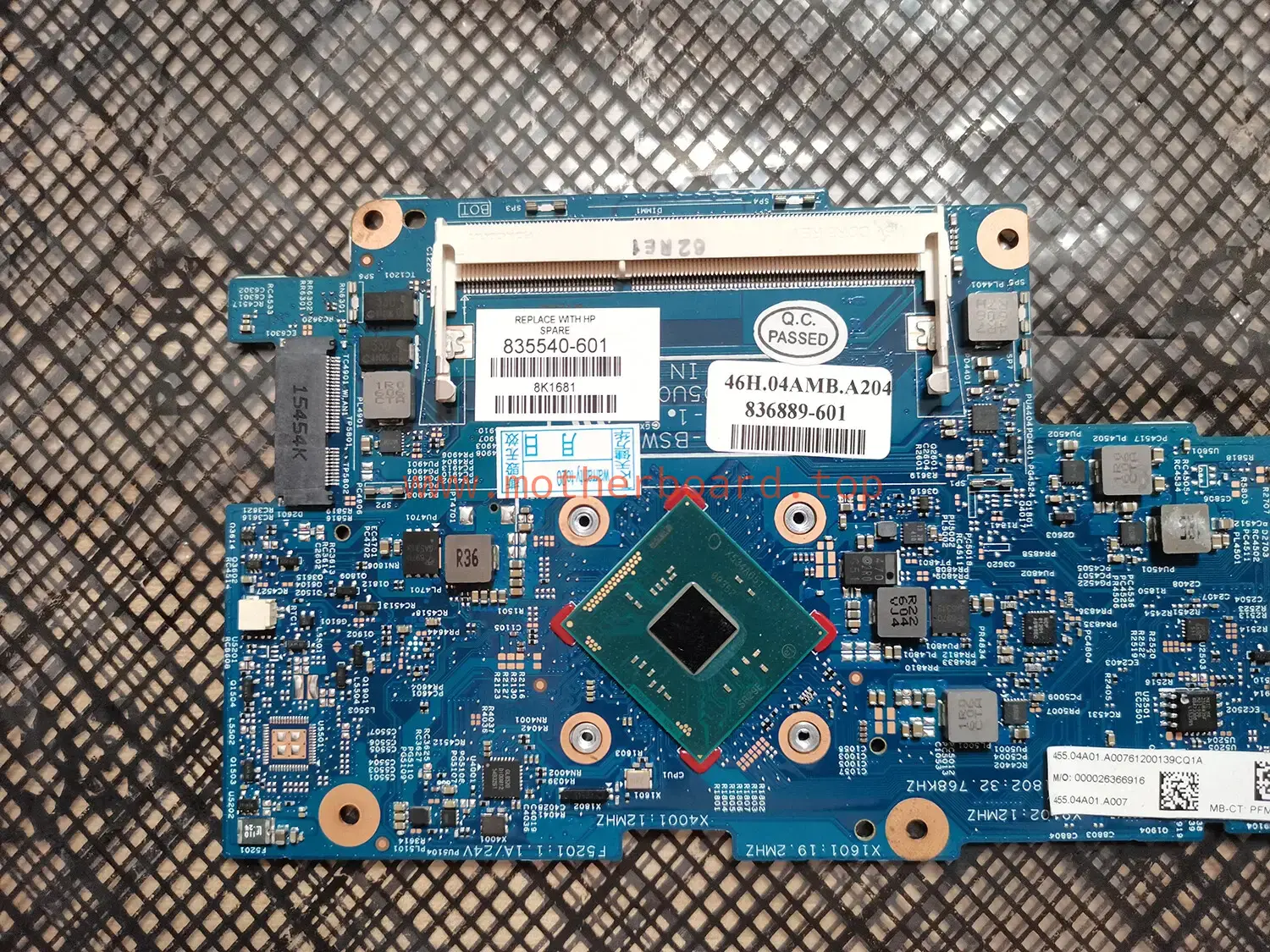 835540-601 836889-601 N3700 14269-1 FOR HP x360 11-k059TU Motherboard Test ok 3