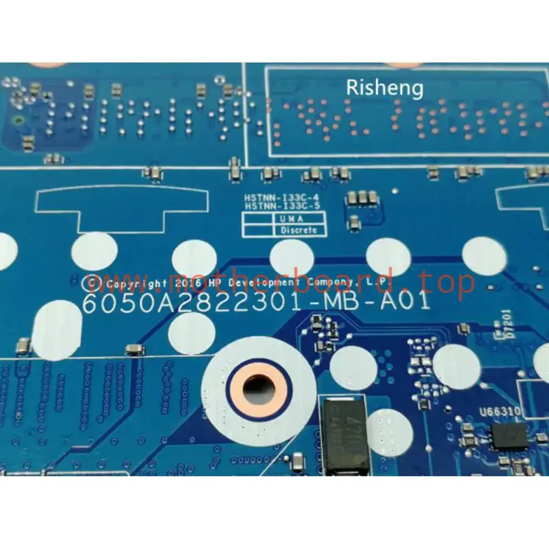 For HP ZBOOK 15U G3 850 G3 i5-6200U Motherboard 6050A2822301 839233-001/501 3