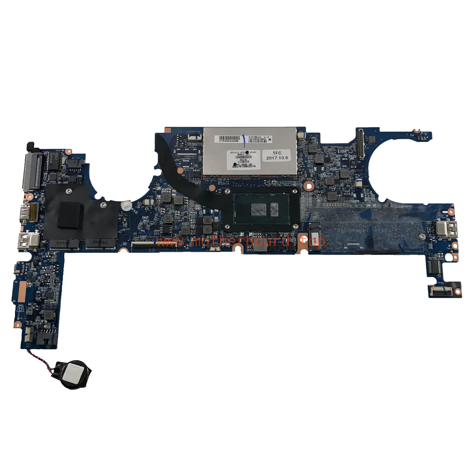 For HP EliteBook 1040 G3 I7-6600 8G Motherboard DA0Y0FMBAJ1 844417-001