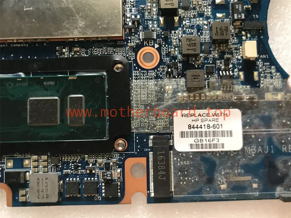 844418-601 For HP EliteBook 1040 G3 With i7-6600 CPU 16GB RAM Laptop Motherboard 2