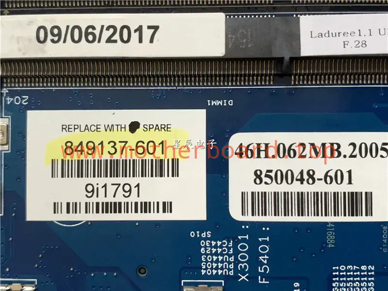 849137-601/001 For HP X360 15-W 15-BK With i5-6200 CPU Laptop Motherboard 3
