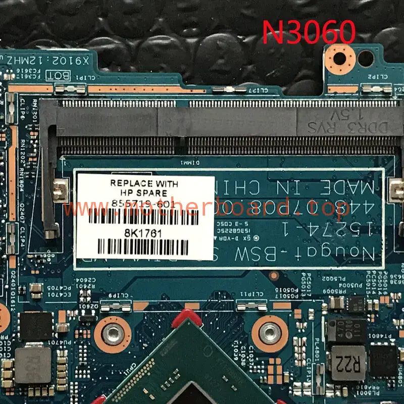 For HP ENVY X360 11-U Motherboard 15274-1 N3060 855719-601/ N3710 855718-601 3