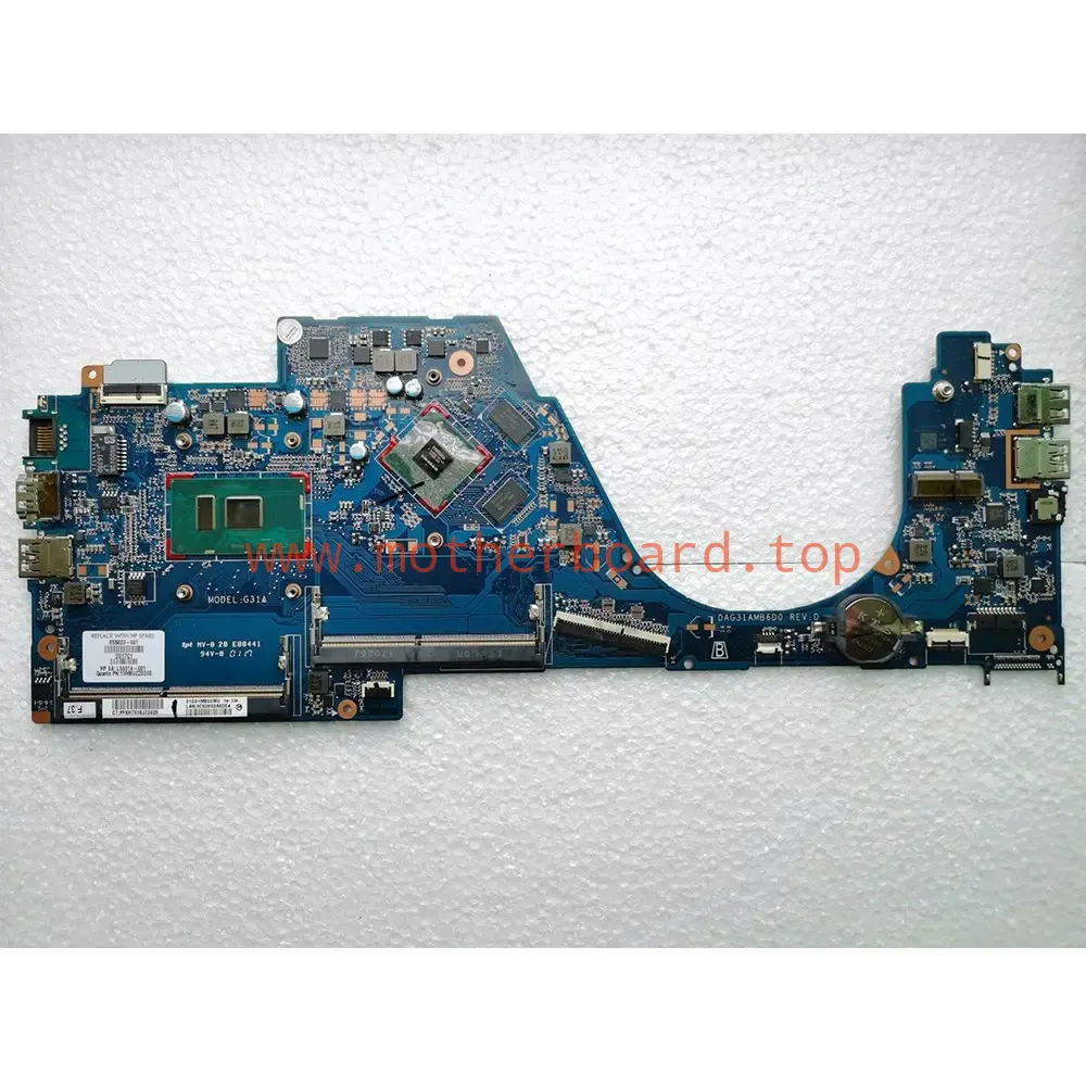 For HP 14-AL TPN-Q171 i7-6500U 940MX 2GB Motherboard DAG31AMB6D0 855833-601