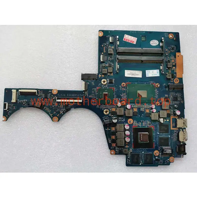 For HP TPN-Q173 856677-601 DAG35AMB8E0 i5-6300HQ GTX960M Laptop Motherboard Test