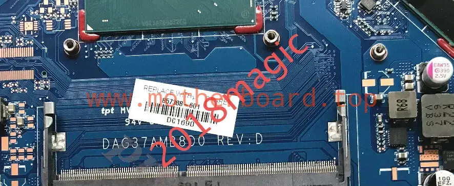 For HP 17-AB 17-W 17T-W 17T-AB000 w/I7-6700HQ Motherboard DAG37AMB8D0 857388-601 4