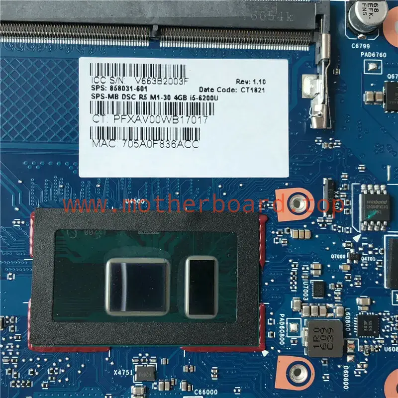 858031-601 6050A2822501-MB Mainboard FOR HP 240 G5 TPN-I119 Motherboard Test OK 2