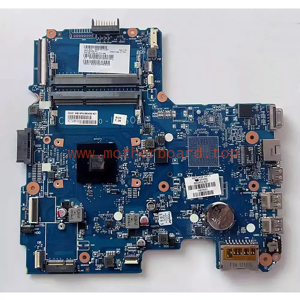 For HP 240 G5 245 G5 A6-7310 CPU Laptop Motherboard 6050A2822801 860452-601