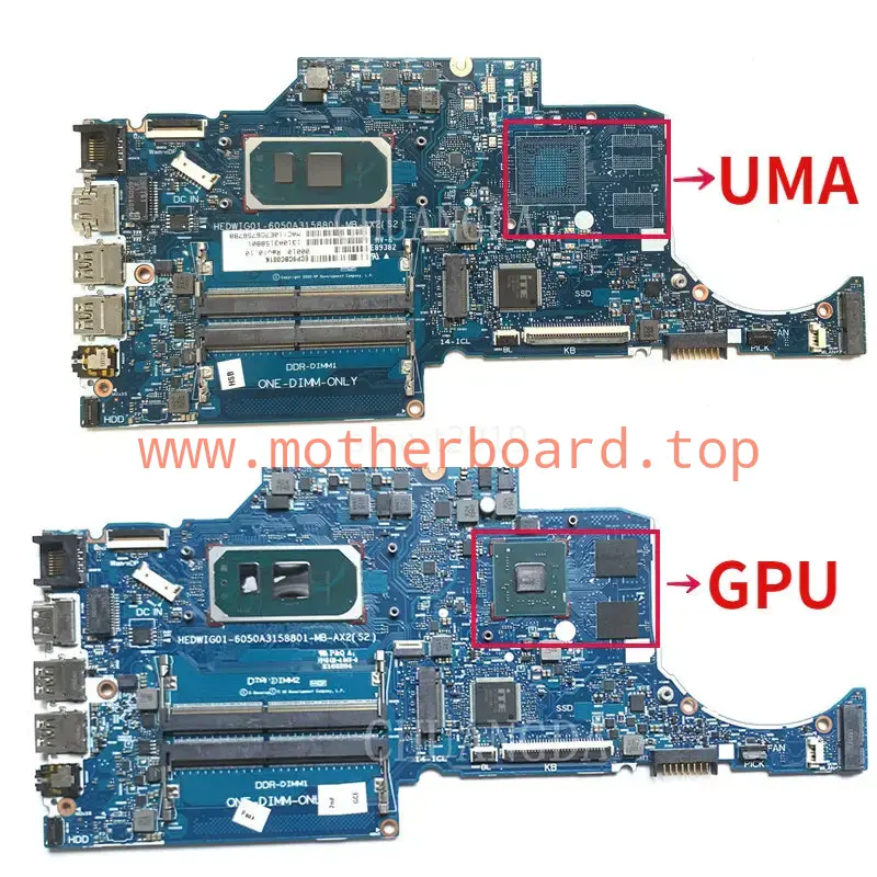 Motherboard For HP 14-CK 14-CF 240 G7 6050A3158801-MB W/ i3/i5 CPU L89470-601