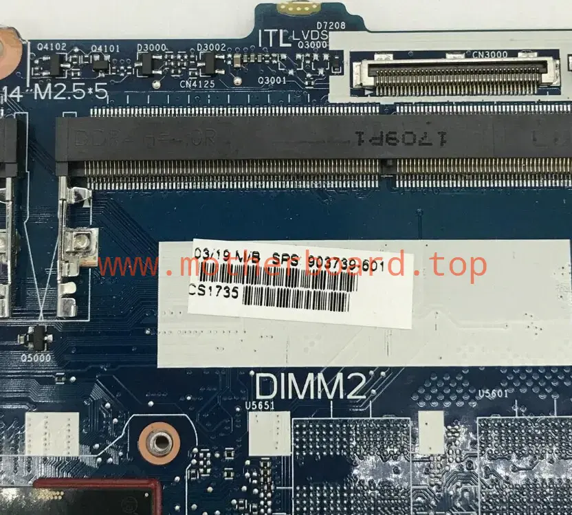 For HP EliteBook 840 850 G3 With i3-6100 CPU 903739-601 Laptop Motherboard 3