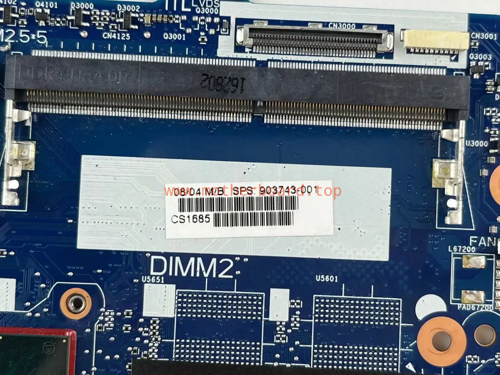 I7-6600U for the HP EliteBook 840 G3 850 G3 Motherboard 903743-601 6050A2822301 3