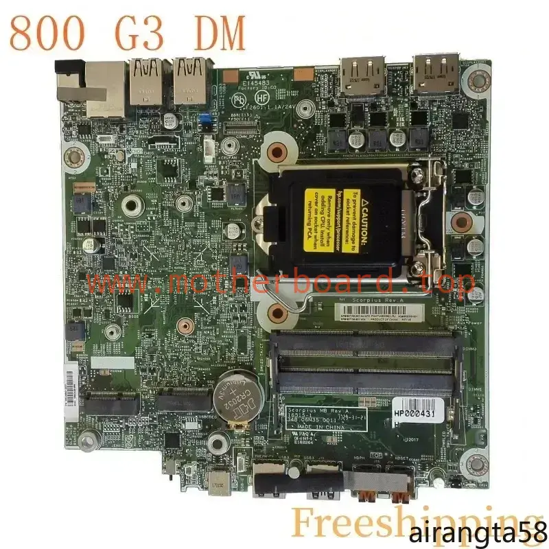 907154-001 For HP Elitedesk 800 G3 DM Motherboard 16515-1 907154-601 DDR4 2