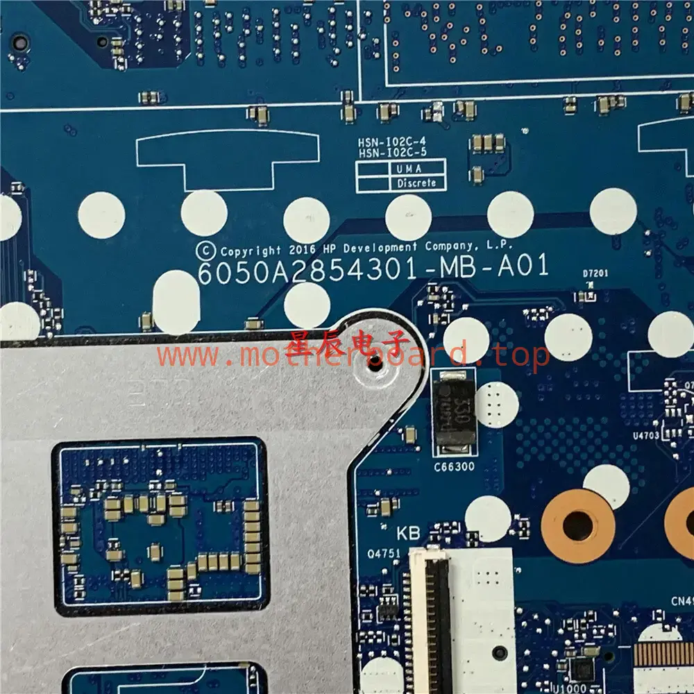 For HP EliteBook 850 840 G4 917506-601 With i7-7600U Laptop Motherboard 2