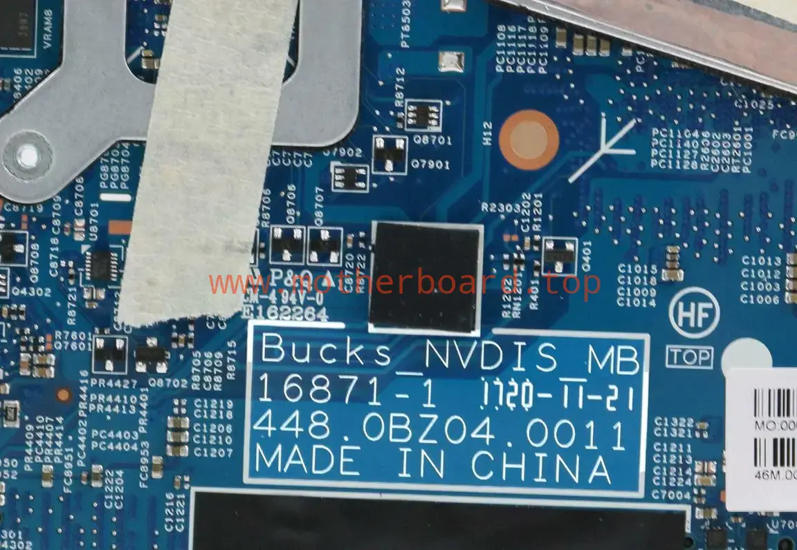 For HP Envy X360 14-BA Series 923688-001 W I7-7500U 940MX 2GB Laptop motherboard 2