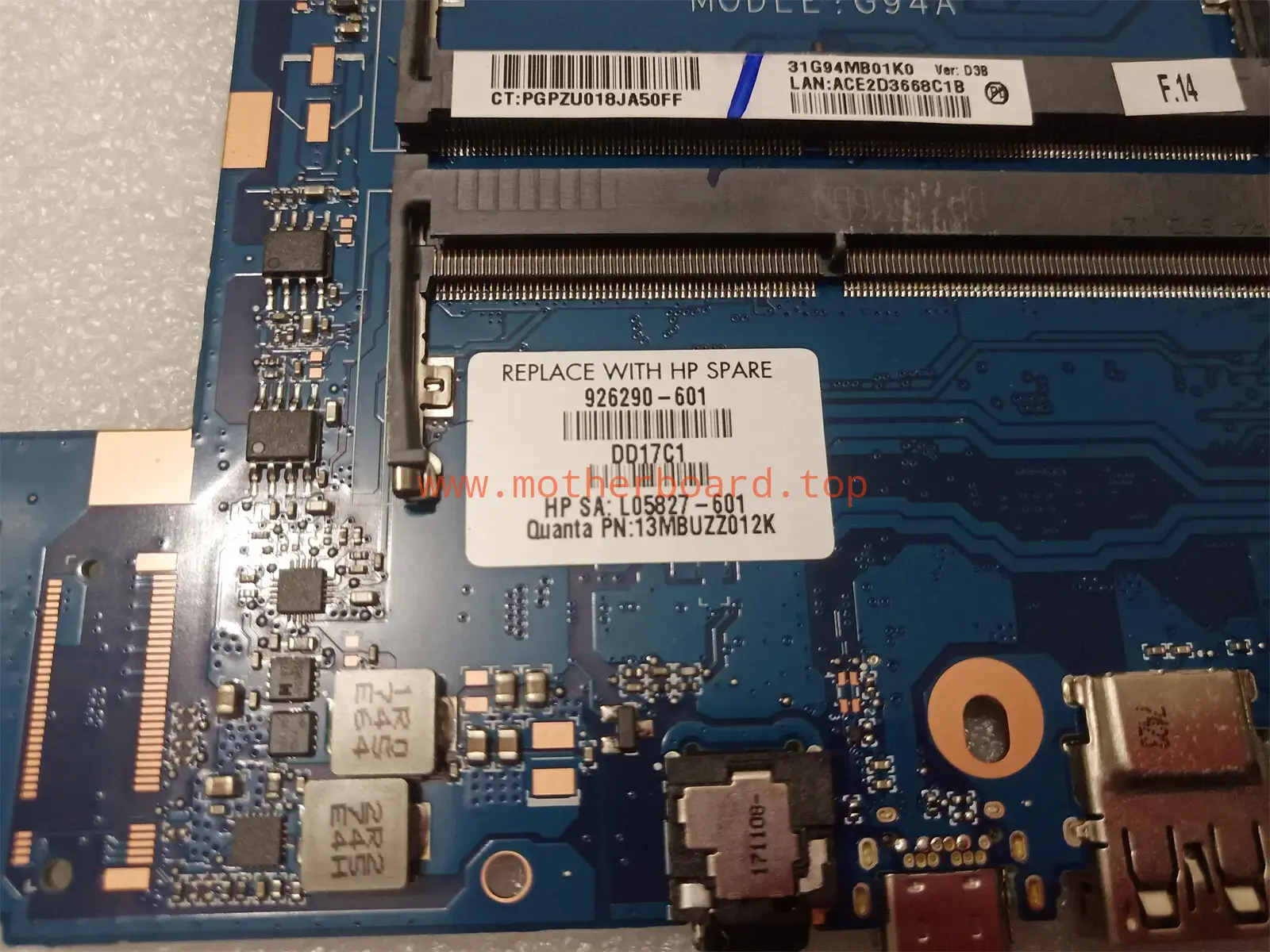 For HP 15-CD 15Z-CD with A10-9620P CPU 530 4GB 926290-601 Laptop Motherboard 2