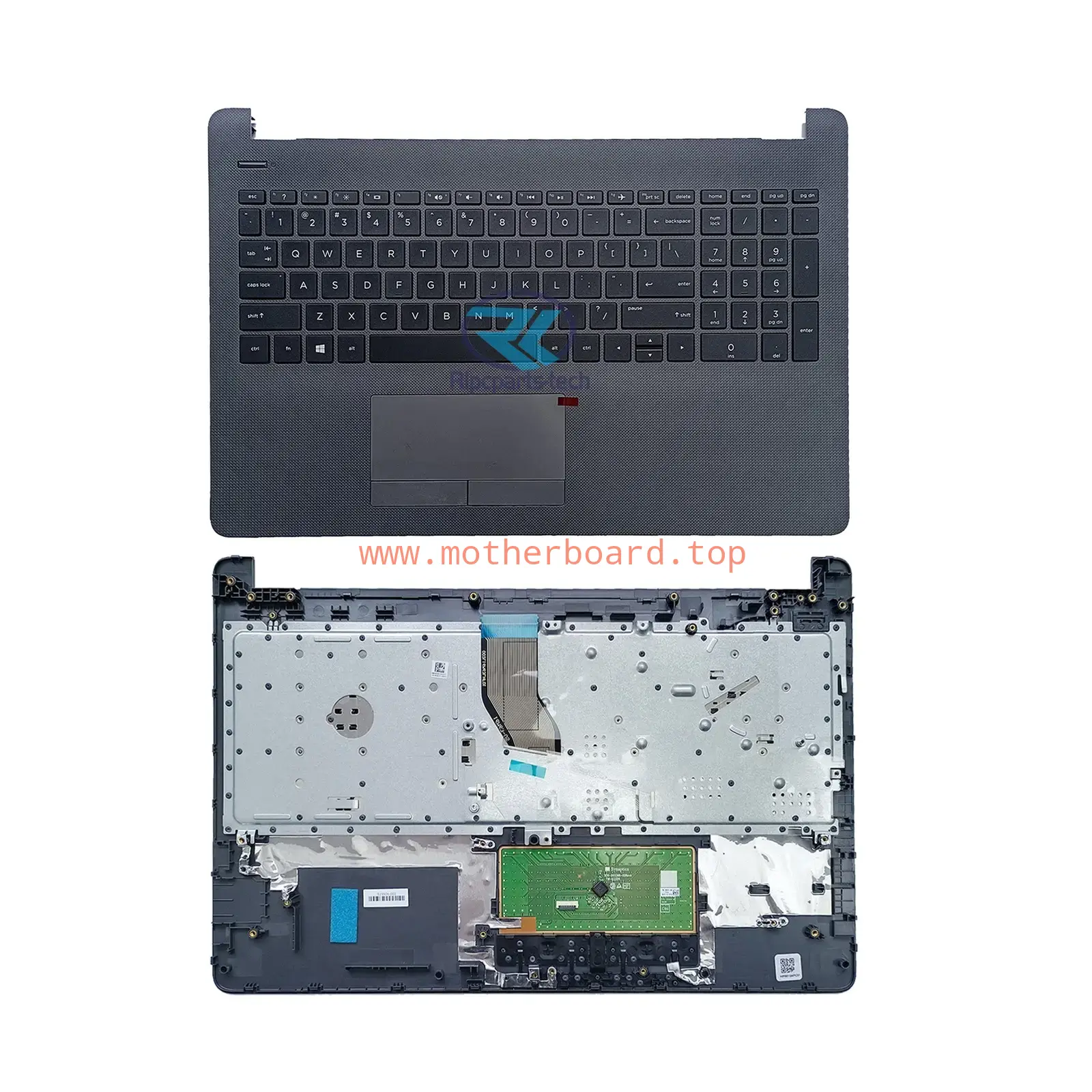 For HP 15-BS 250 G6 255 G6 Palmrest Case With Keyboard Touchpad 929906-001 Gray