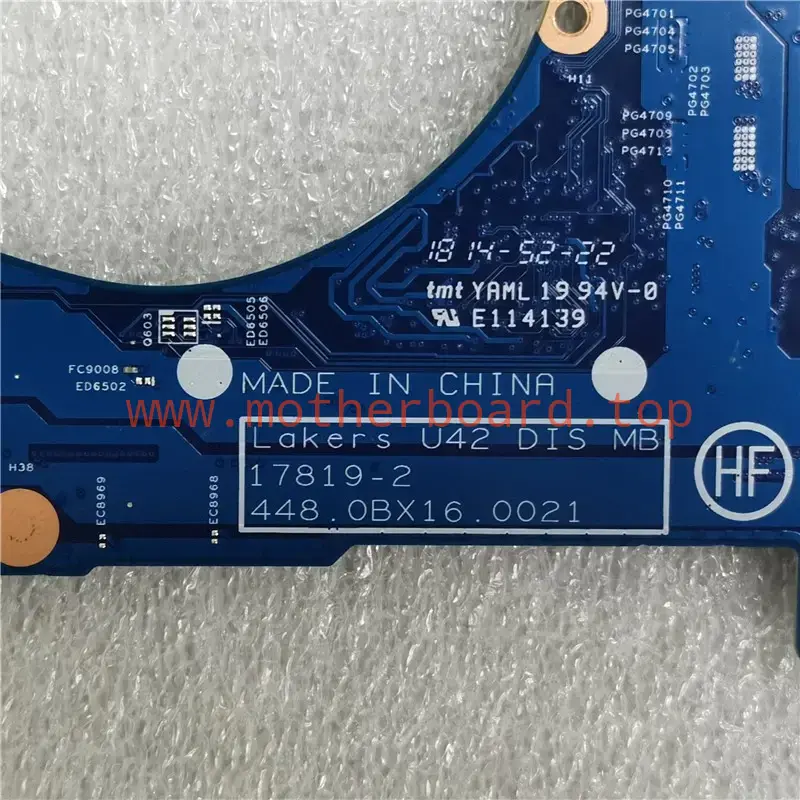 For HP 15-BP i5-8250U 4GB MX150 4GB Motherboard 17819-2 935000-001 3