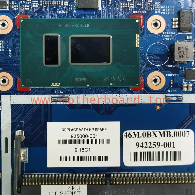 For HP 15-BP i5-8250U 4GB MX150 4GB Motherboard 17819-2 935000-001 4