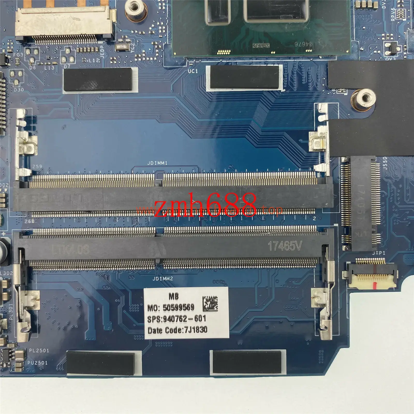 For HP PAVILION 14-BF w/ i7-8550U 940MX 4GB 940762-601/001 Laptop Motherboard 2