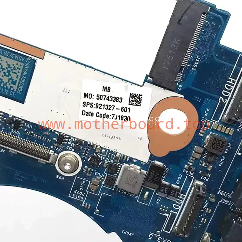 CPW70 LA-E171P For HP ZBook 17 G4 Laptop Motherboard 921327-001 I7-7700HQ CPU 3