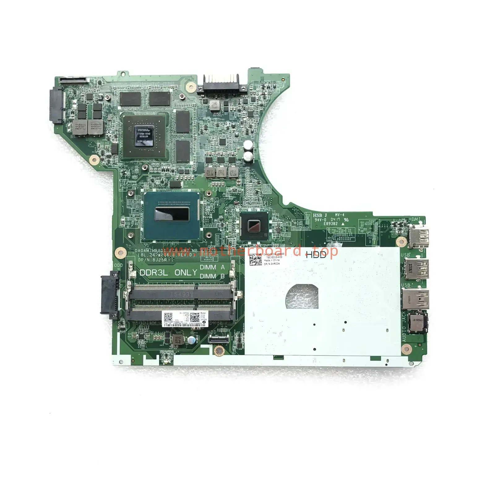 047PYF 047PYF DA0AM7MB8D0 FOR DELL Inspiron14 7447 Motherboard I7-4710HQ GTX850M