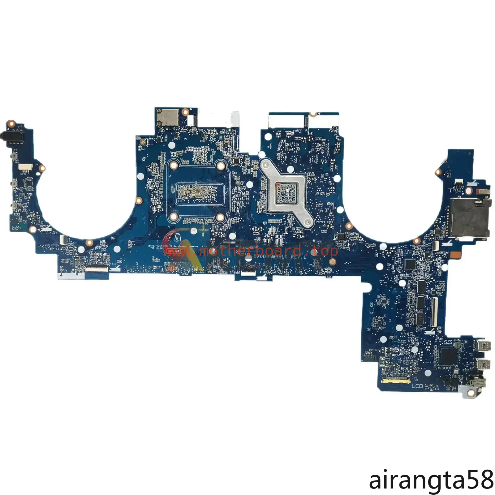 DA0D95MBAL0 For HP ZBook X2 G4 Motherboard L03242-001 With i5 i7 CPU Quadro M620 2