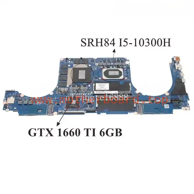 DA0G3FMBCD0 TPN-Q237 For HP 15-EP 15T-EP Motherboard I5-10300H+GTX 1660TI 6GB