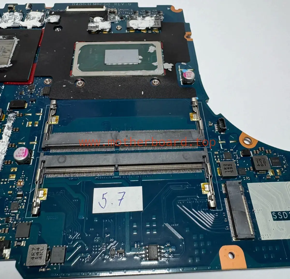 DA0G3LMBCG0 Rev G motherboard UNTESTED FOR SPARES. HP Omen 17-CK0? 4