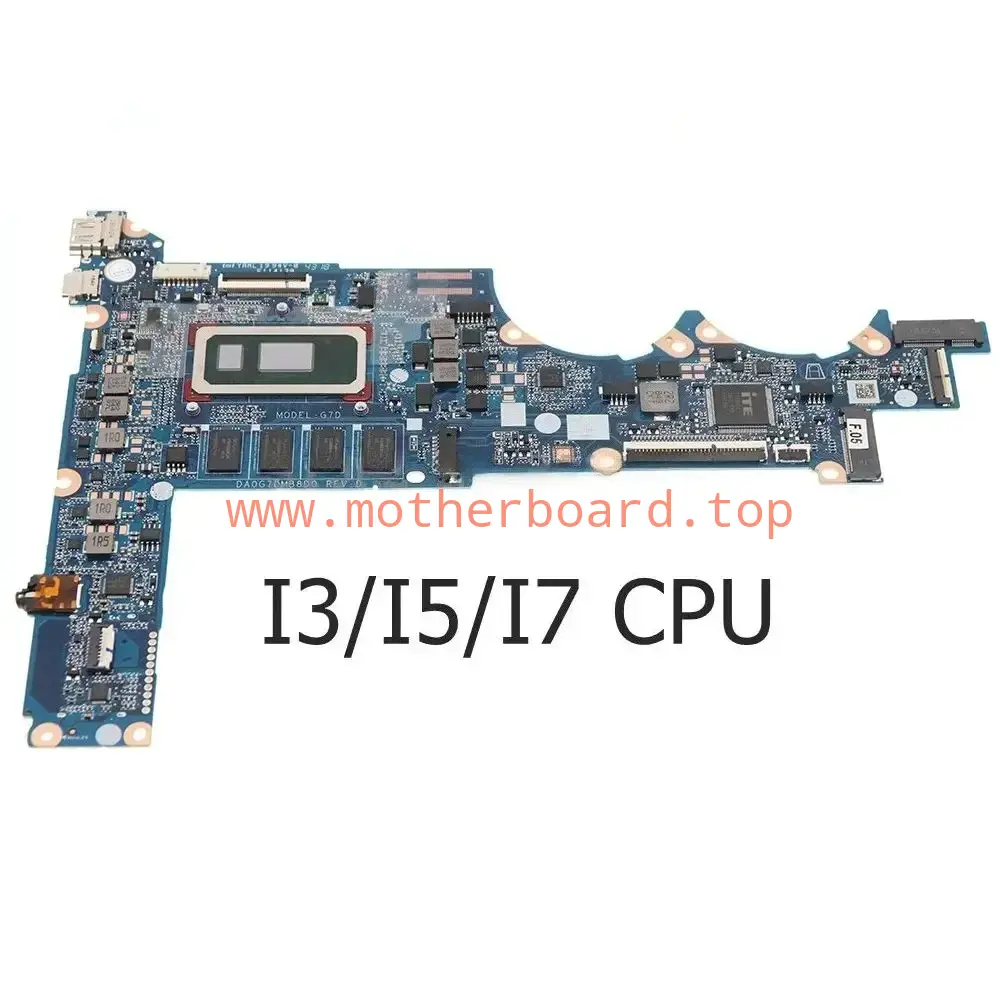 DA0G7DMB8D0 For HP 13-AN 13-AN0020TU TPN-Q214 Motherboard I3 I5 I7 CPU+4G 8G RAM