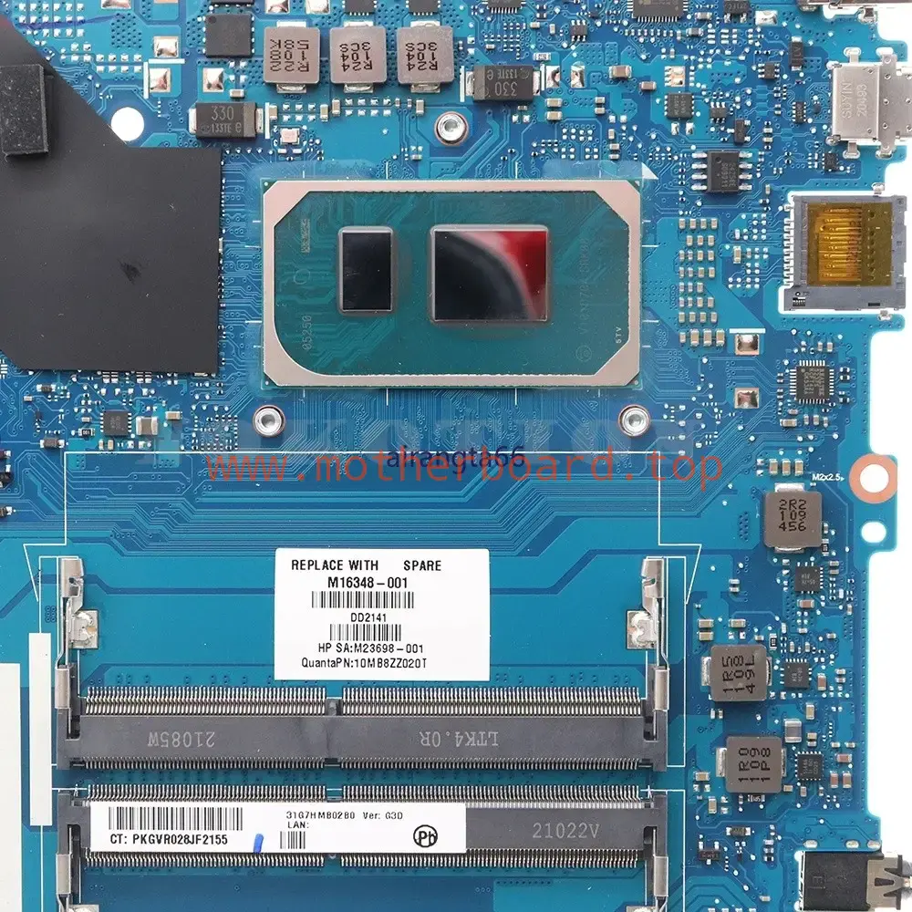 For HP Pavilion 15-EG 15T-EG Motherboard W/ I3/I5/I7 CPU M16348-001 DA0G7HMB8H0 4