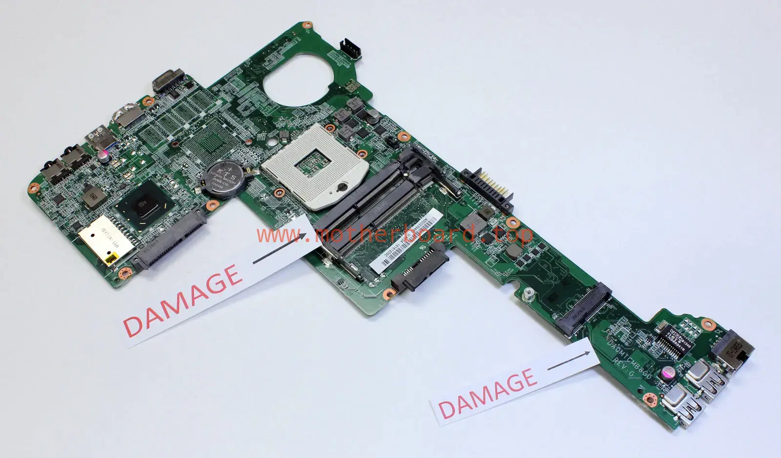 BROKEN Toshiba Satellite Pro C40-A Motherboard DA0MTCMB8G0 A000239460 Main Board