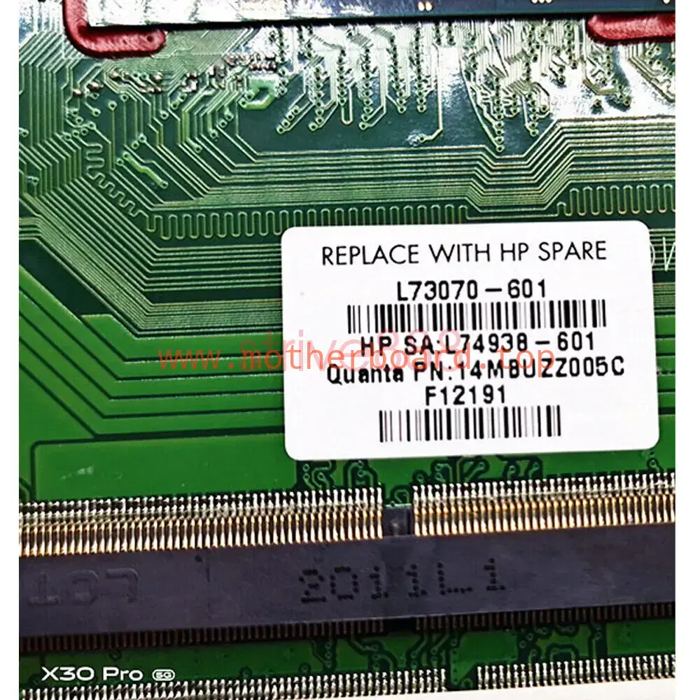 For HP 15-DY 15-FQ w/ I3-8130U CPU Motherboard DA0P5AMB6D0 L73070-001 L73070-601 3