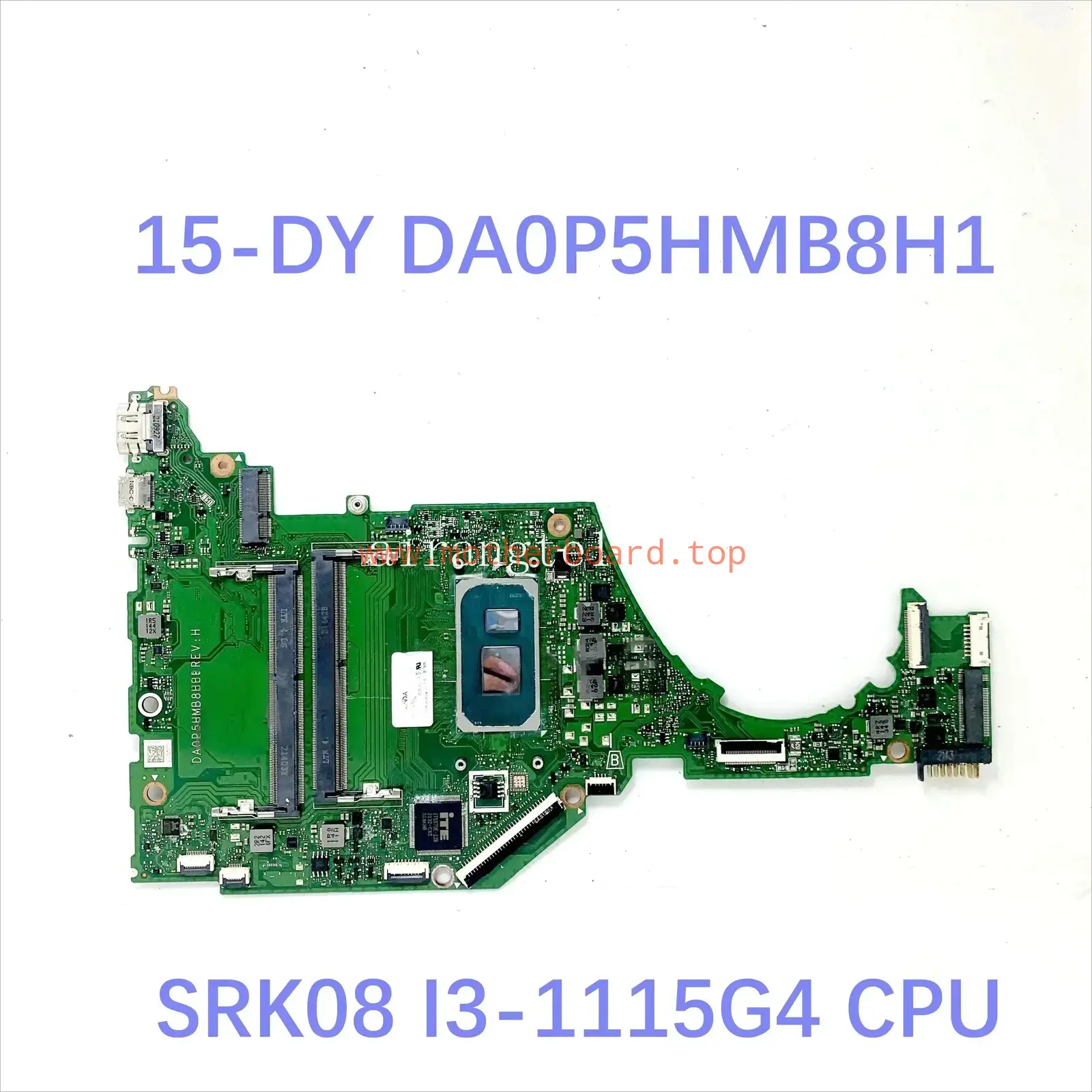 DA0P5HMB8H1 For HP Pavilion 15-DY 15S-FQ 15S-FR Motherboard With I3 I7 CPU 3