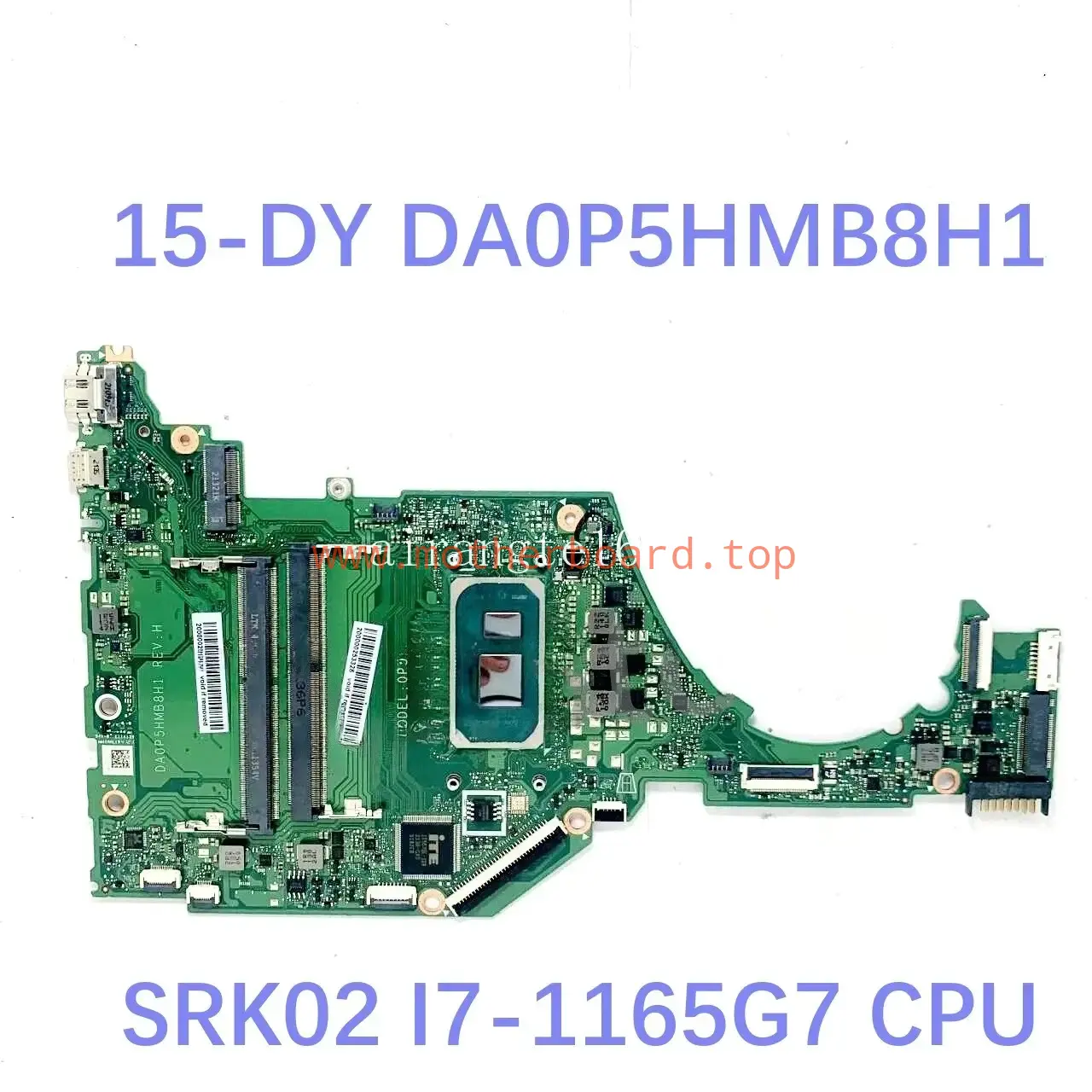 DA0P5HMB8H1 For HP Pavilion 15-DY 15S-FQ 15S-FR Motherboard With I3 I7 CPU 4