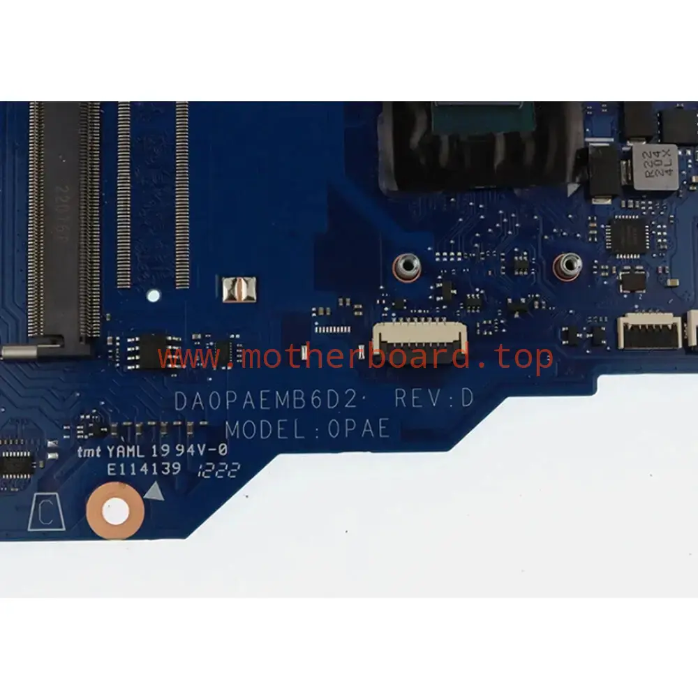 For HP TPN-Q242 14-FQ YM3020C R3-3020U Laptop Motherboard DA0PAEMB6D2 3