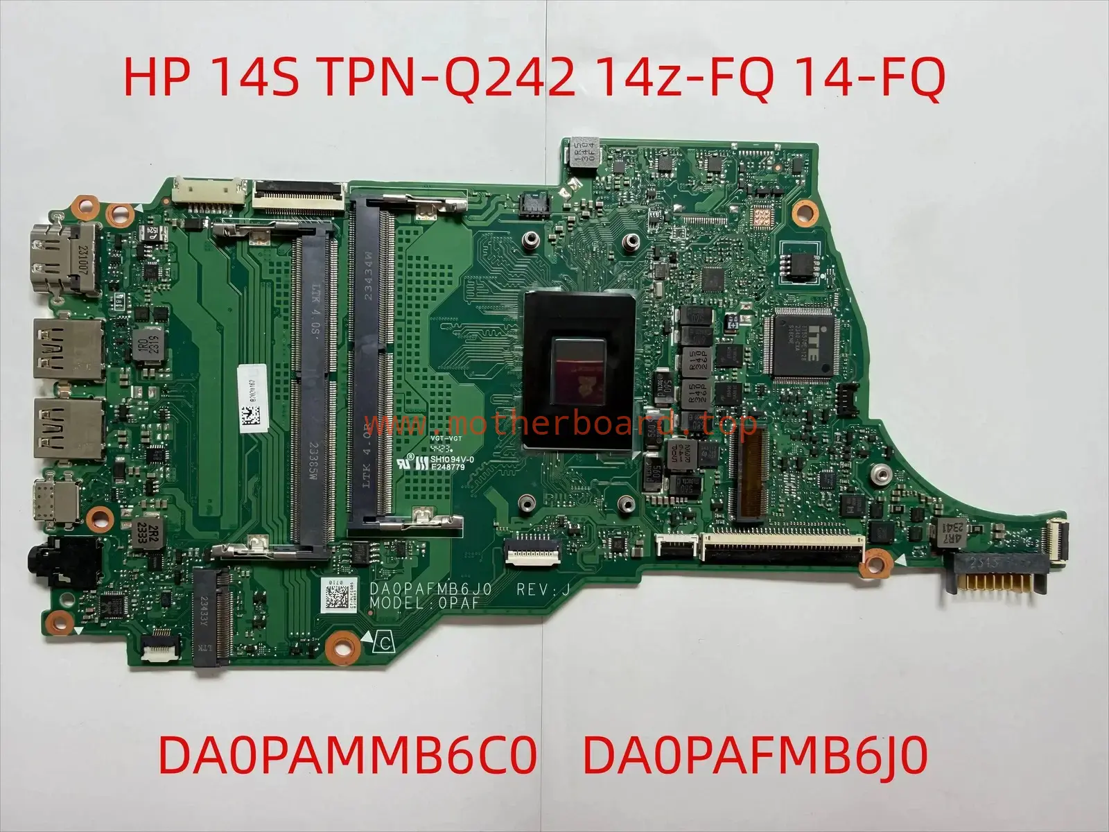 DA0PAFMB6J0 DA0PAMMB6C0 For HP 14S TPN-Q242 14z-FQ 14-FQ motherboard with R5 R7