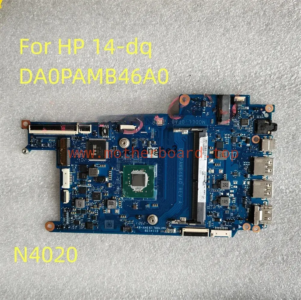 Original ForHP14-dq 14" DA0PAMB46A0 Intel Celeron N4020 1.10 GHz Motherboard64Gb