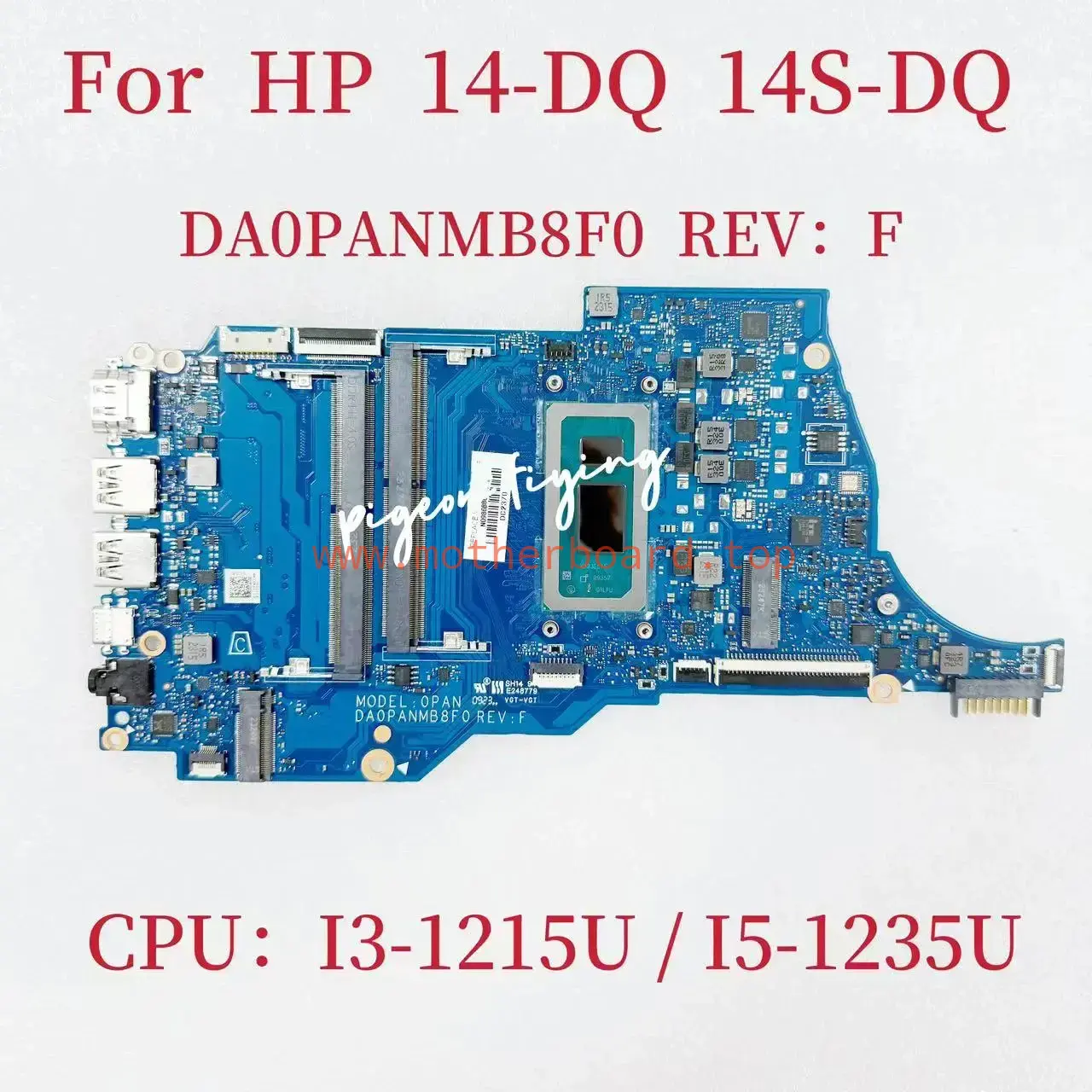 DA0PANMB8F0 For HP 14-DQ 14S-DQ Laptop Motherboard 2