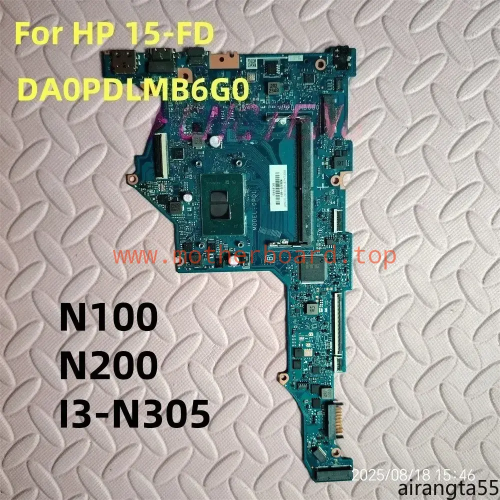 DA0PDLMB6G0 For HP15-FD 15-FD0625DS Motherboard N36774-601 N36770-601 N36769-601