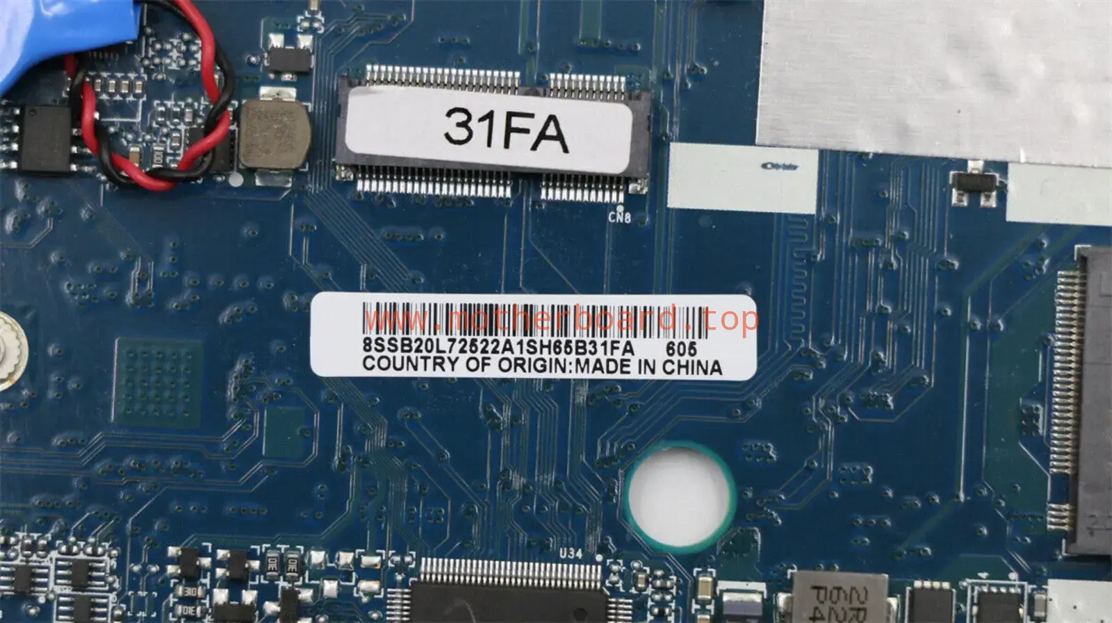 01AY547 For Lenovo Laptop Thinkpad 13 i5-6200U DDR4 DA0PS8MB8G0 Motherboard 2