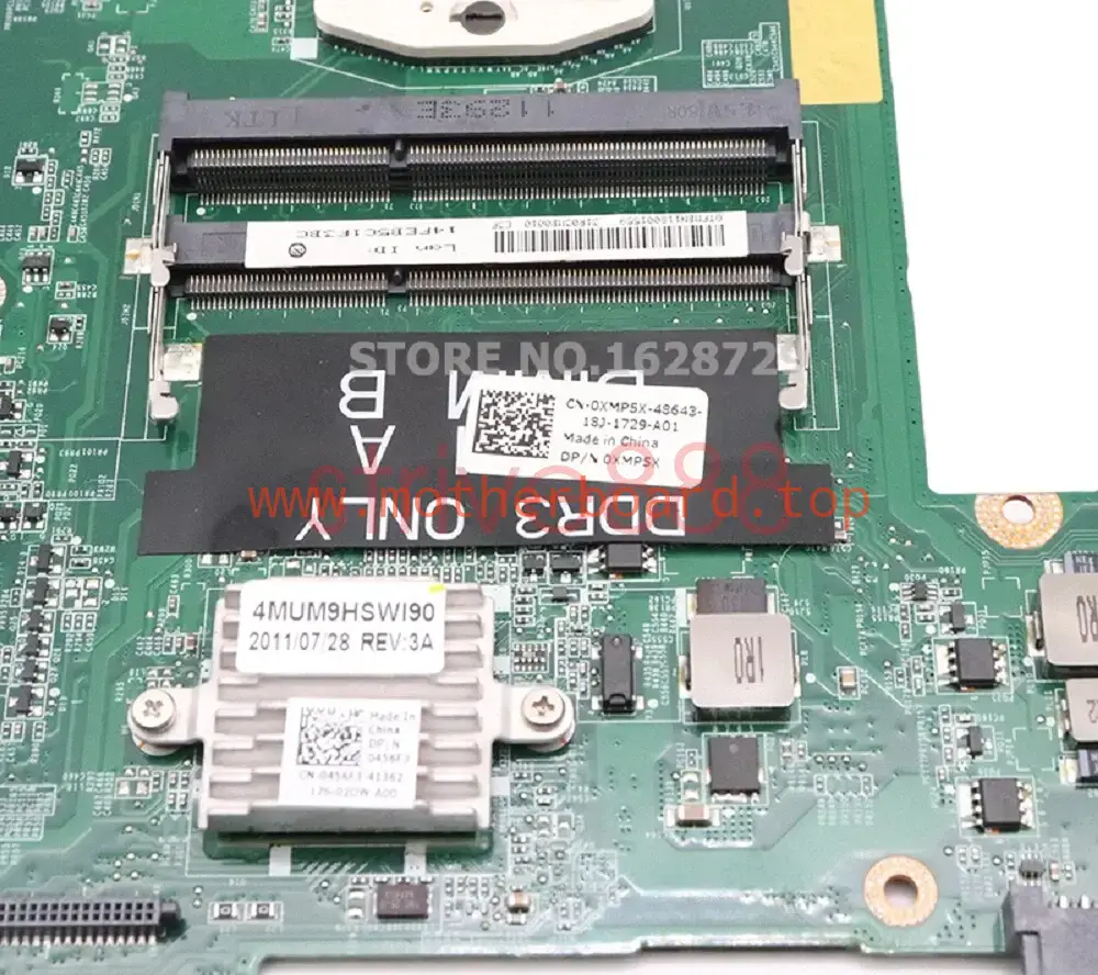 DA0R03MB6E1 CN-0XMP5X XMP5X For Dell Inspiron 17R N7110 Intel Motherboard Tested 2