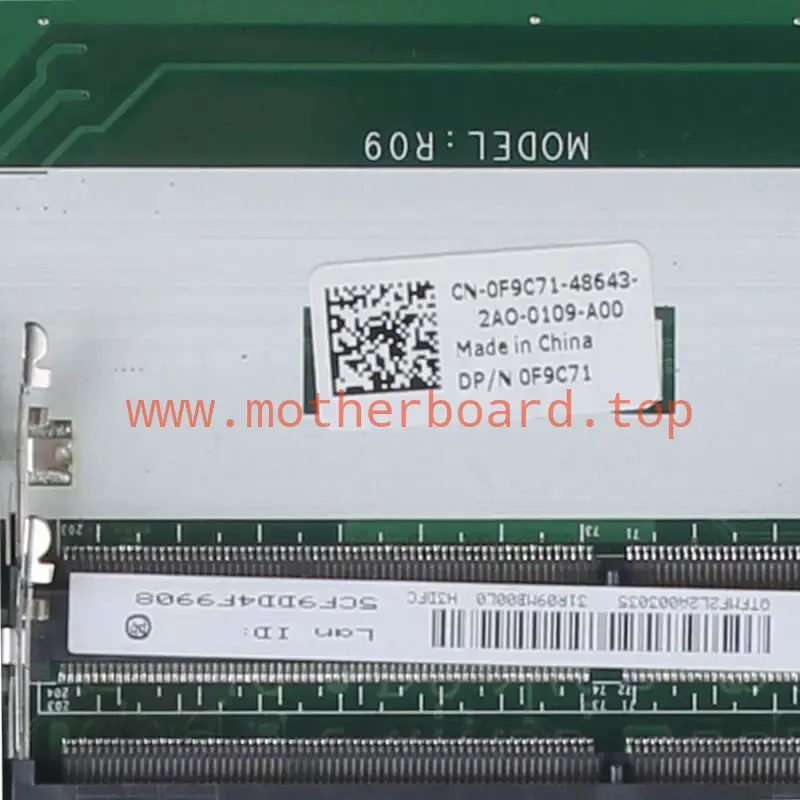 FOR DELL Inspiron 5720 7720 Motherboard DA0R09MB6H1 Test 100% OK F9C71 0F9C71 4