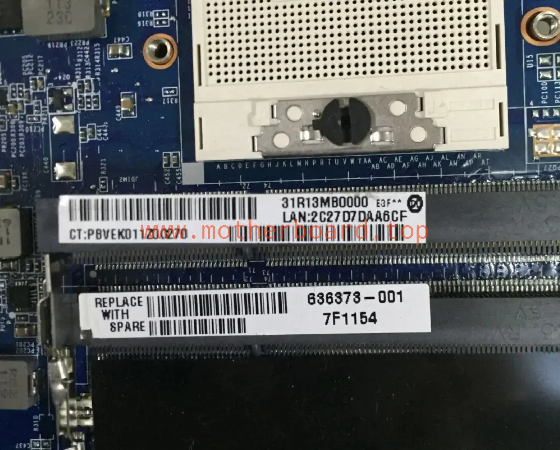 For HP G4 G4-1000 G6 G7 HM65 DA0R13MB6E0 636373-001 Laptop Motherboard 2