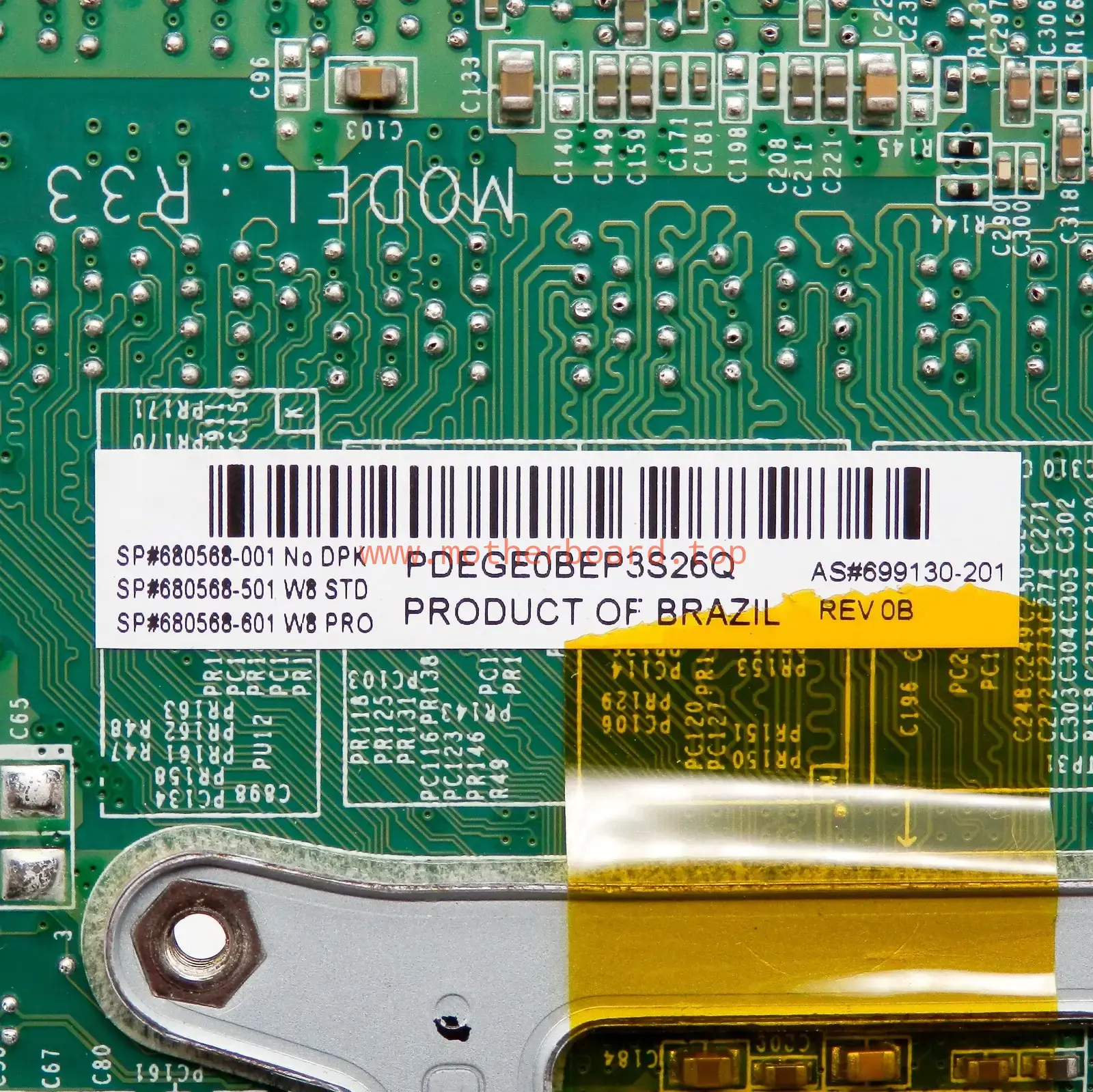 HP Pavilion G4 Laptop Motherboard 680568-001 DA0R33MB6F0 3