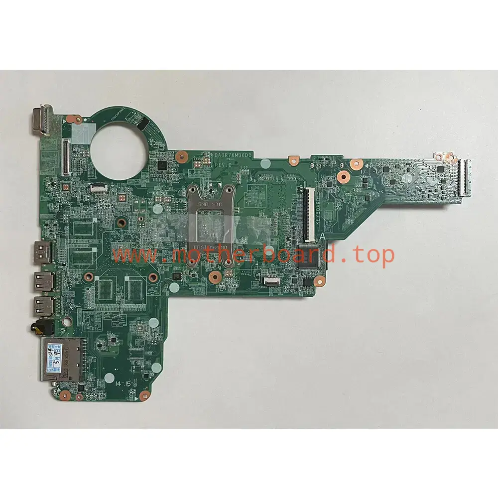 For HP 14-E 15-E 17-E A6-5200 Laptop Motherboard DA0R76MB6D0 734004-001 3