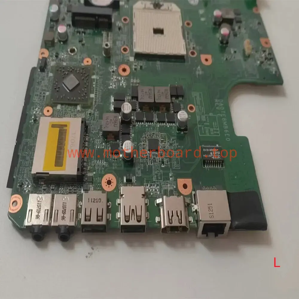 For Toshiba Satellite L745 L745D Laptop Motherboard DDR3 DA0TE8MB6E0 3